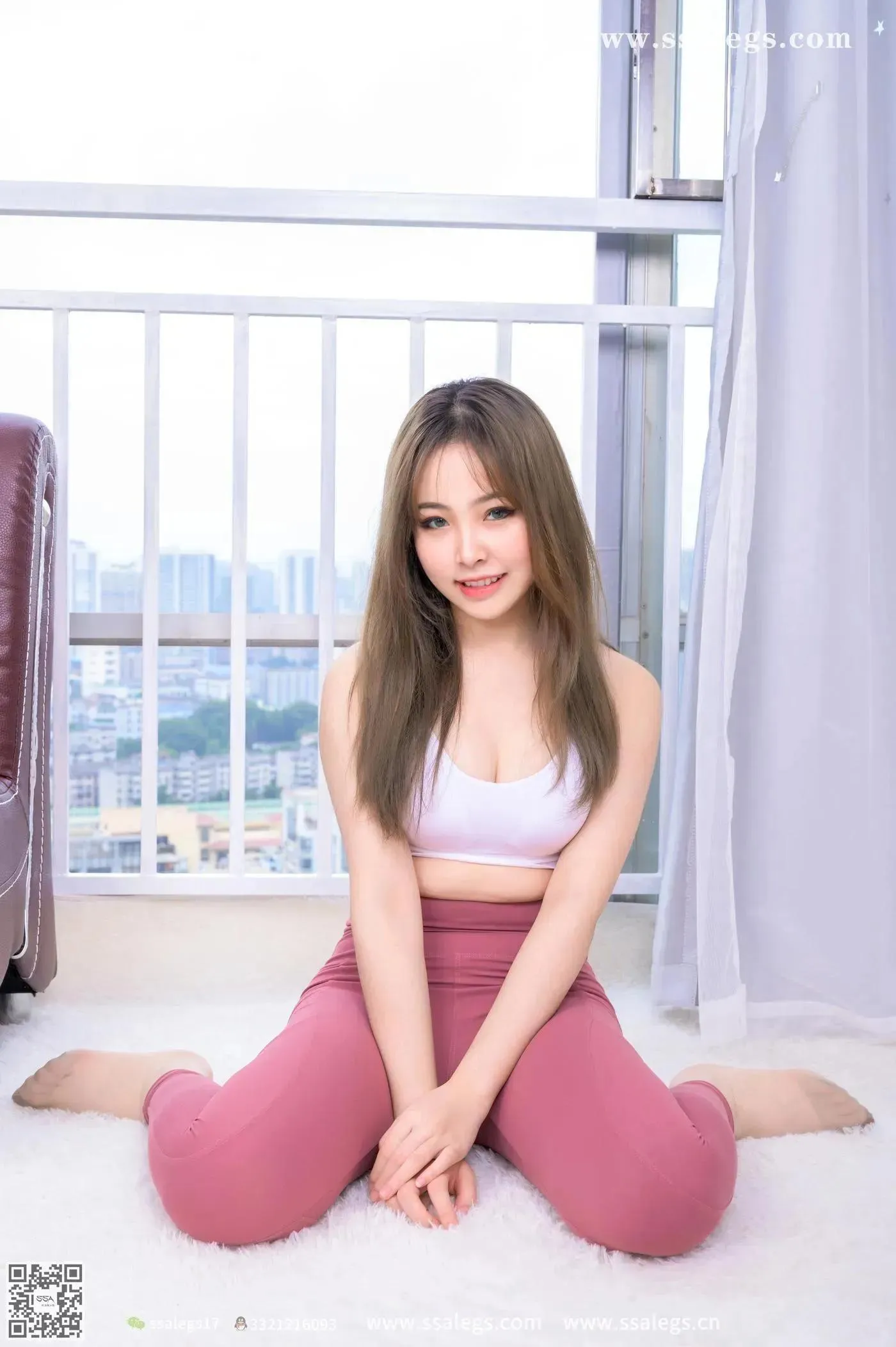 [SSA丝社]超清写真 NO.403 蜜桃今天穿丝袜陪你做运动(上)[23] [45P]插图6